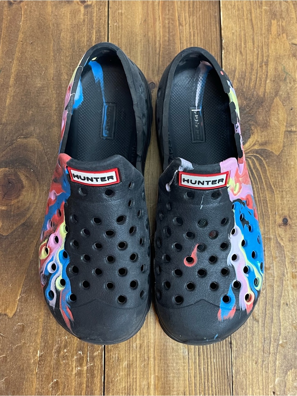 Hunter kids marble water shoes foam outer part only uk size 10